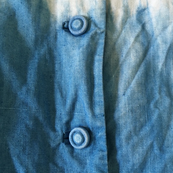 Vintage Tie Die Skirt Hand Made Est Size 0 - Picture 8 of 8